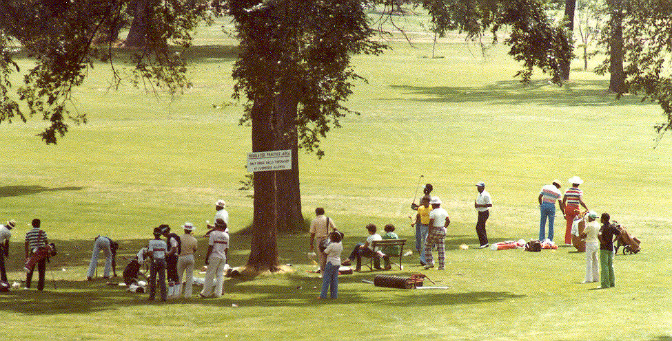 1971 Upper Midwest Bronze Open Golf Tournament - Driving Range - Hiawatha Golf Course